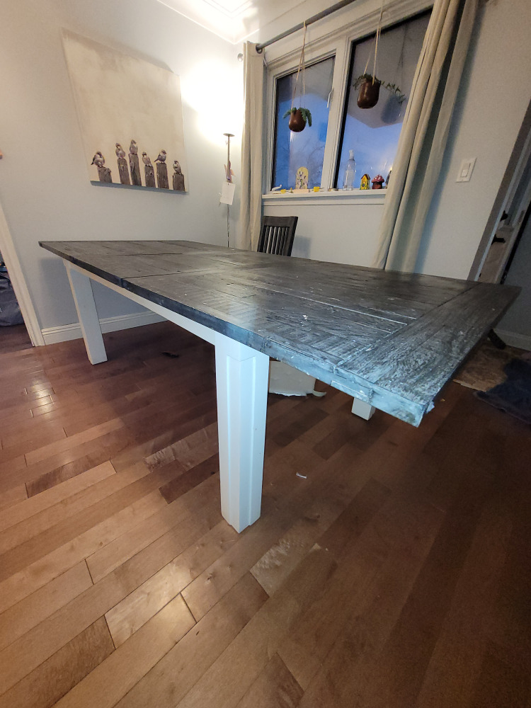 solid wood Dining Table and Chairs - photo 3