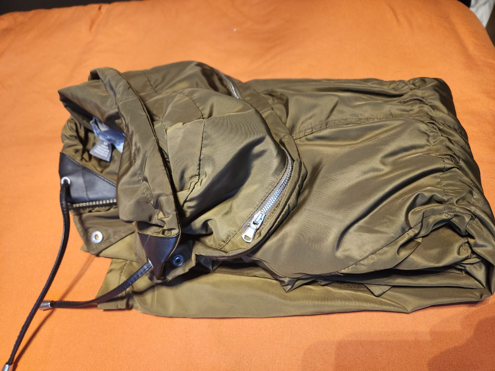 Olive Green Hooded Anorak Jacket - photo 3