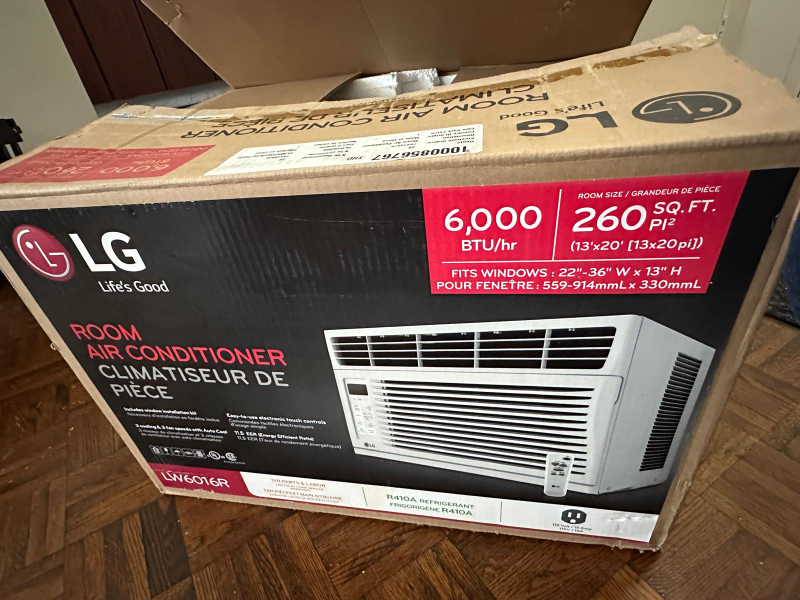 LG LW6016R 6000 BTU Room Air Conditioner - photo 3