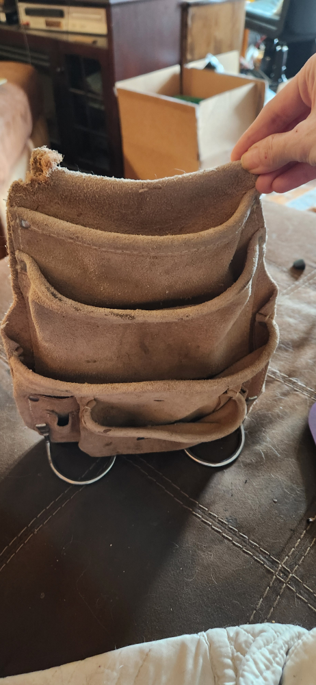Vintage Powerbuilt Leather Tool Pouch 🧡 - photo 2