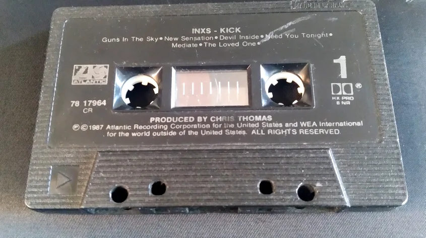 CASSETTE TAPE - INXS 'KICK' - 1987.  LOOSE.  TESTED. image indicator(2)