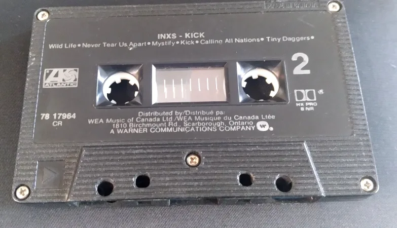 CASSETTE TAPE - INXS 'KICK' - 1987.  LOOSE.  TESTED. image indicator(3)