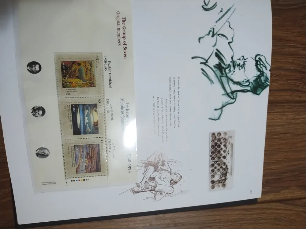 Canada 1995 Stamp Collection Album image indicator(8)