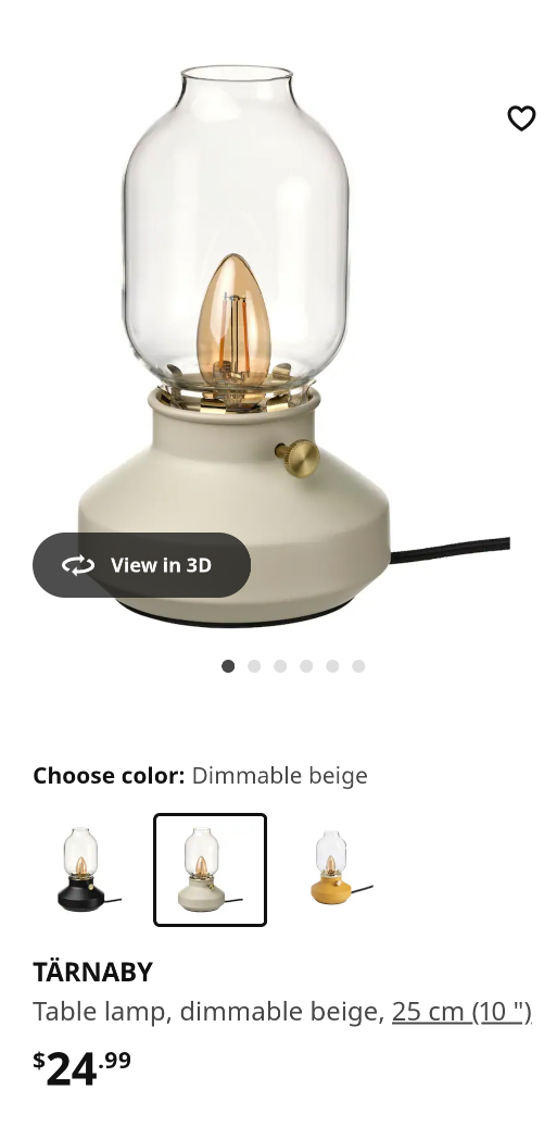 Moving Sale  Table Lamps  IKEA - photo 4