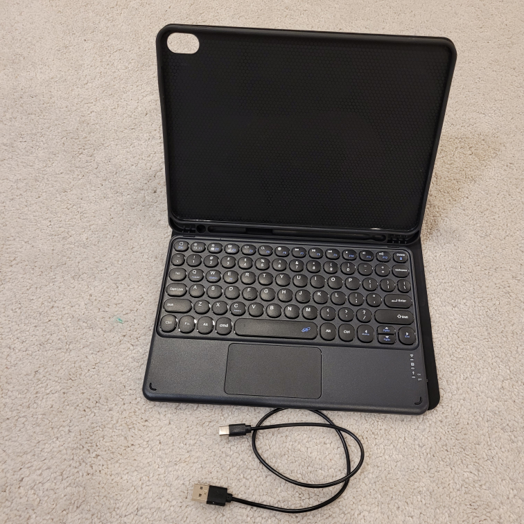 Black Bluetooth Keyboard Case for Tablet and iPad - photo 2
