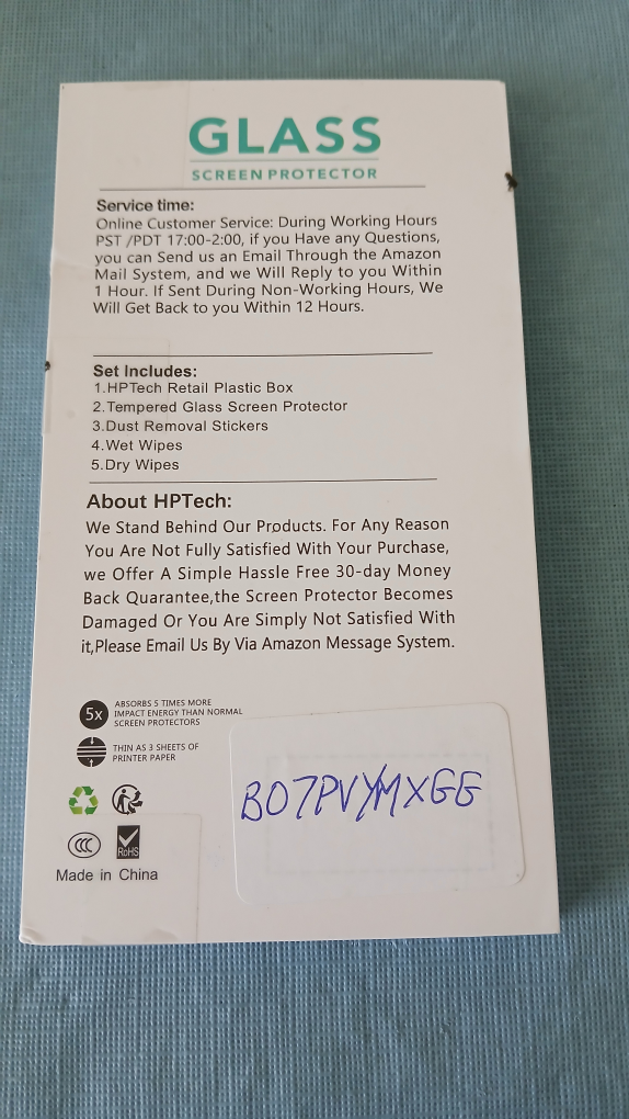 HP Tech 9H Hardness Tempered Glass Screen Protector - photo 2