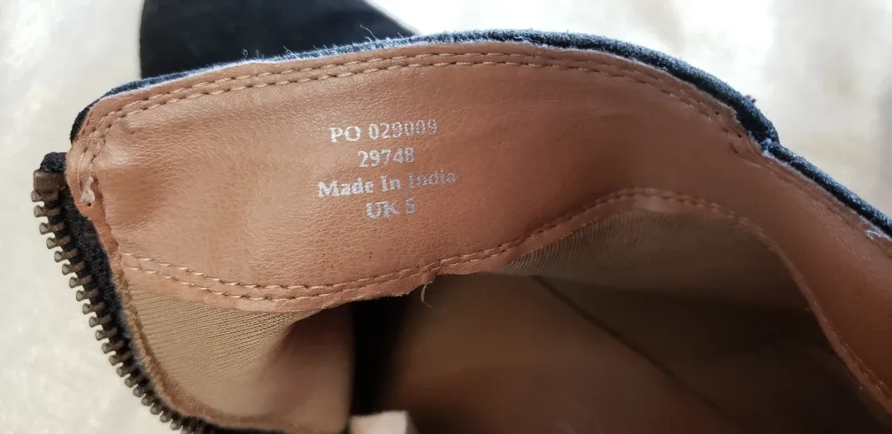 Women's Black Suede Ankle Boots image indicator(4)