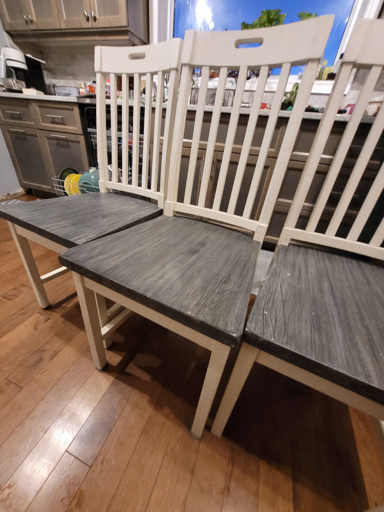 solid wood Dining Table and Chairs - photo 2
