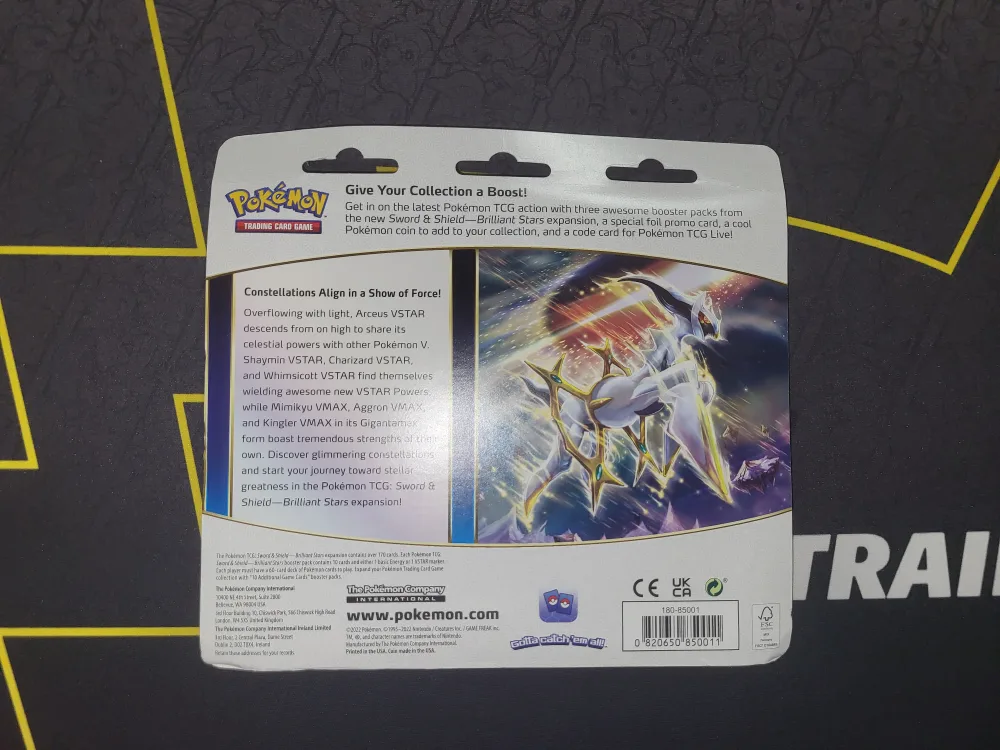 Sealed. 🌀Glaceon🌀 Brilliant Stars 3 Pack Blister image indicator(3)