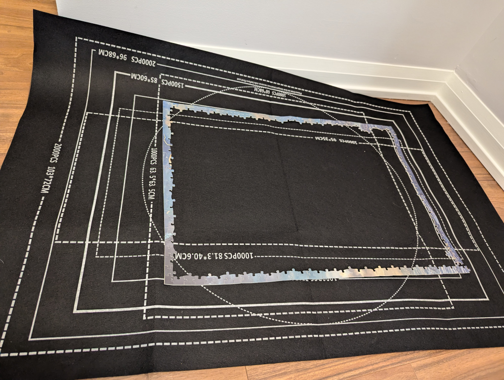 Jigsaw Puzzle Mat with Storage - photo 3