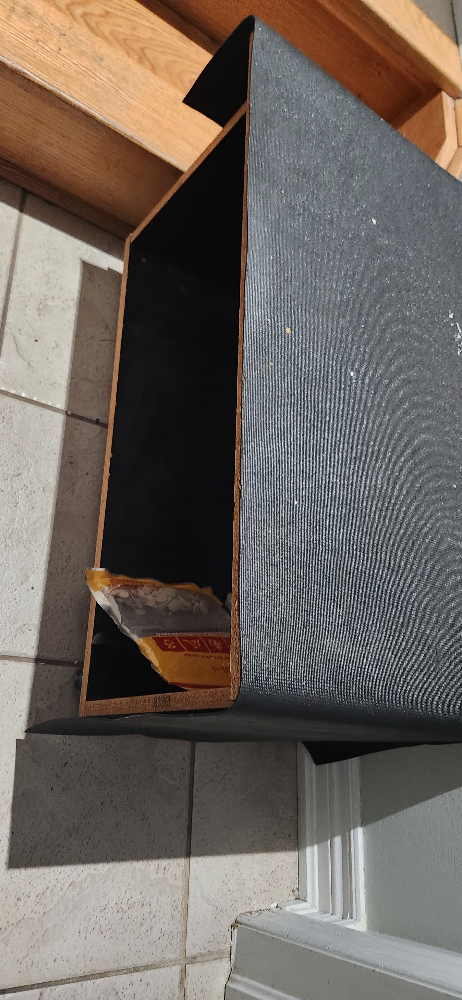 Black wooden Storage Box or Stand