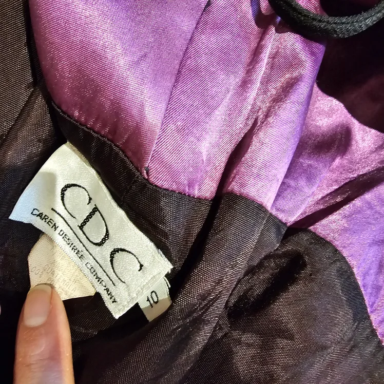 Caren Desiree Company Black Dress Size 10 M image indicator(3)