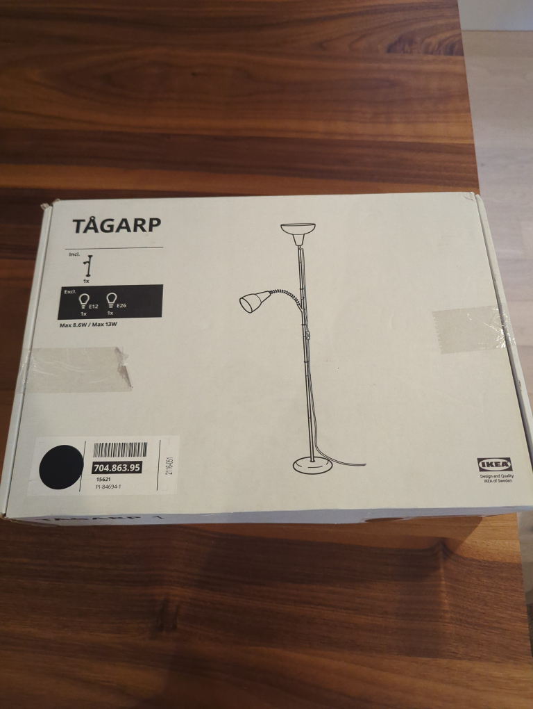 IKEA TÅGARP Floor Lamp - Brand New in Box