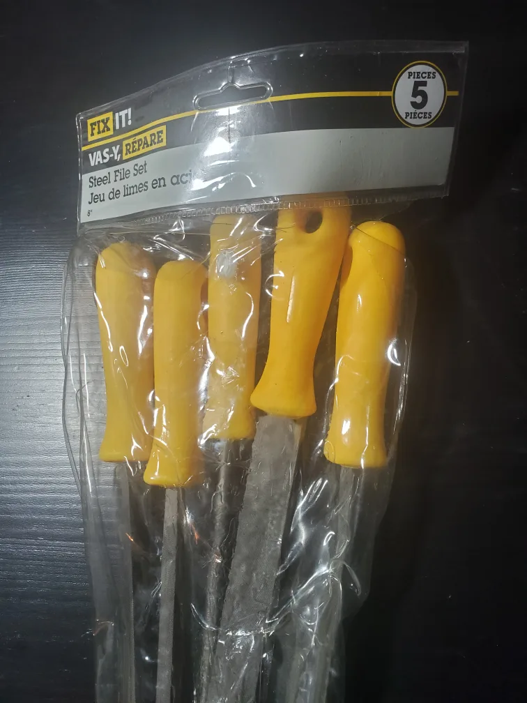 Fix It! Vas-Y Repare Steel File Set (5 pieces) thumbnail
