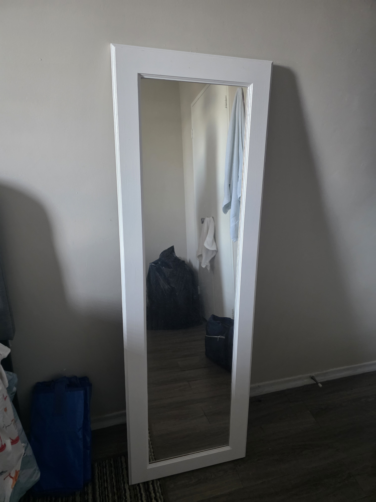Full-Length White Mirror - photo 3