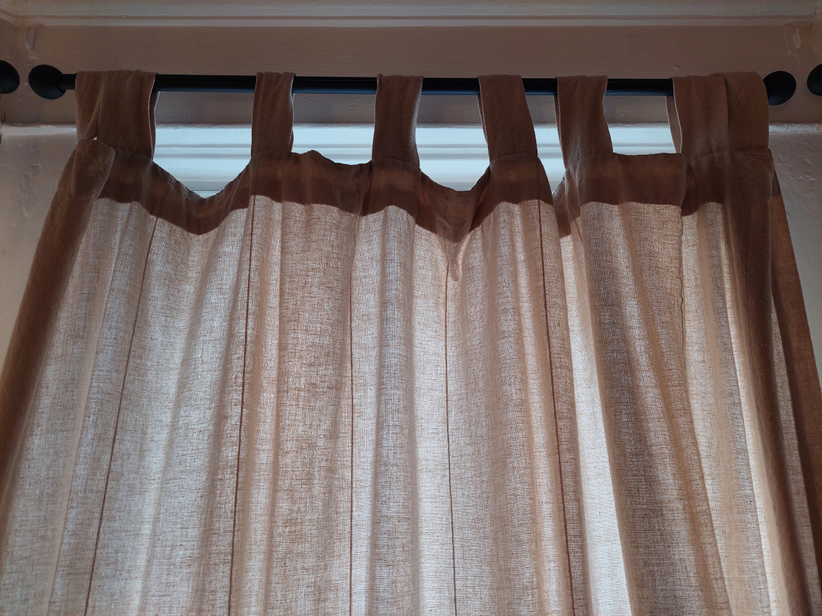 Light Beige Linen Curtains - Set of 4 - photo 3