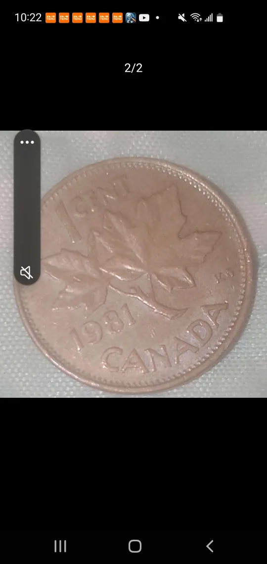 Canadian 1 Cent Coins -  lote the 13 coin image indicator(6)