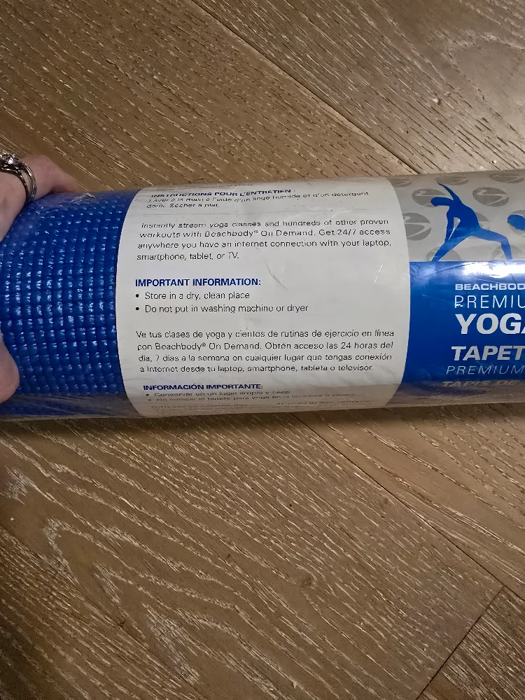 Beachbody Premium Yoga Mat - Blue💚 image indicator(3)