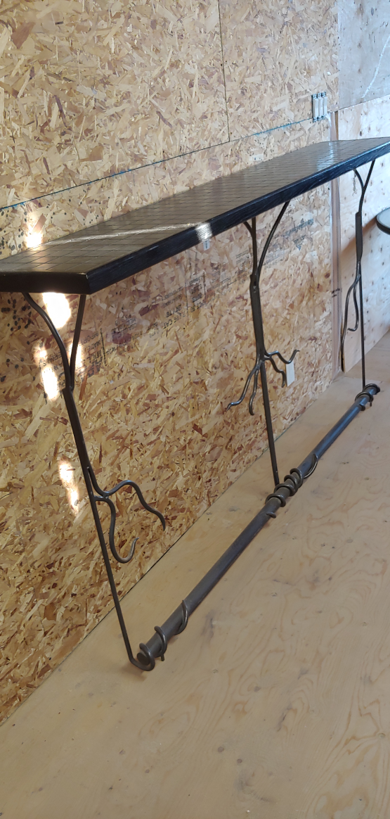 Custom Wrought Iron Bar Top - photo 2