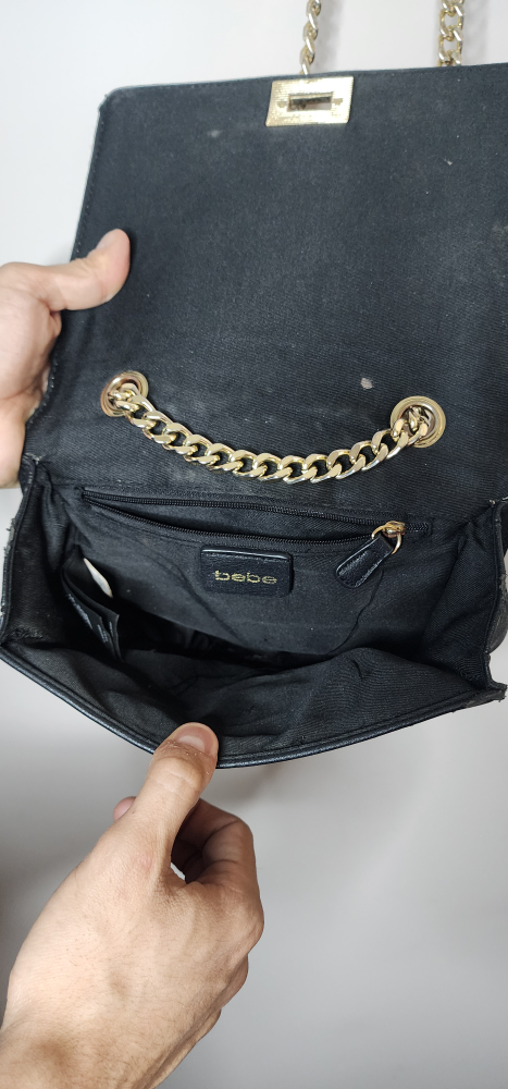 BEBE Black Quilted Shoulder Bag - photo 3