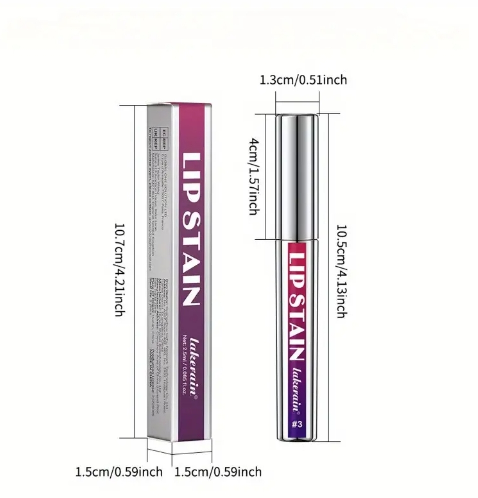 Laketain Lip Stain #3 - Waterproof & Sweatproof - photo 2