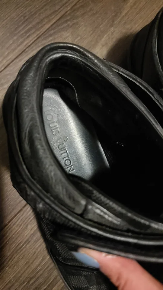 Louis Vuitton Damier Graphite Canvas High Top Sneakers image indicator(4)