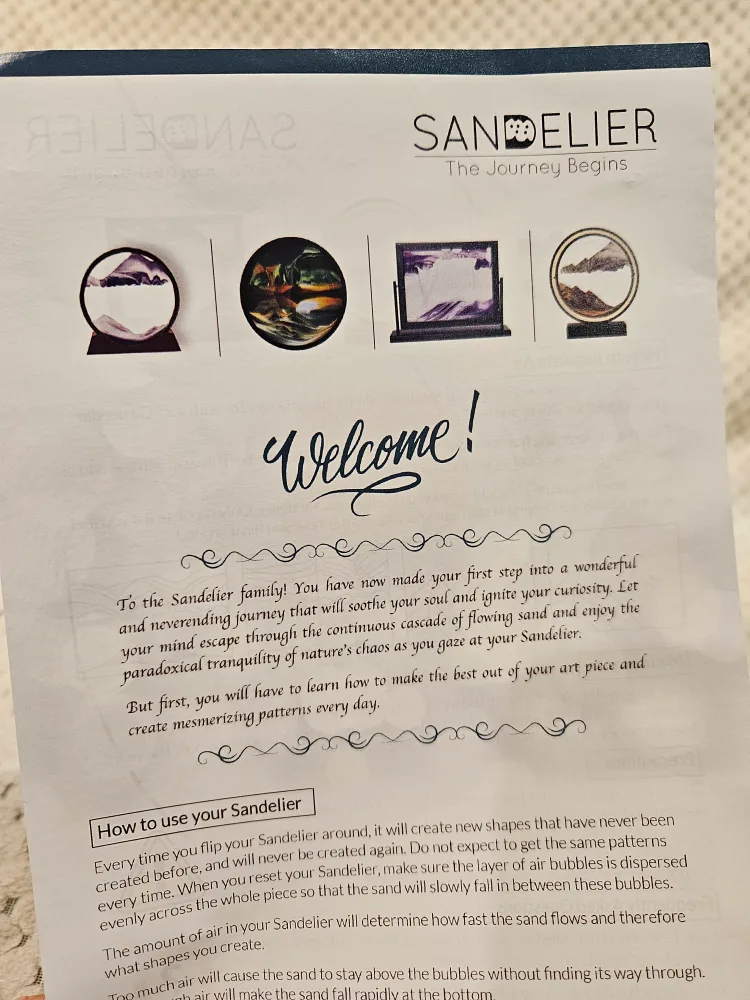 ⏳️ Sandelier Liquid Sand Art ⌛️ image indicator(3)