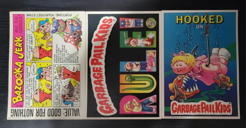 GARBAGE PAIL KIDS GIANT POSTCARDS LOT 1986 (SIX CARDS) image indicator(2)