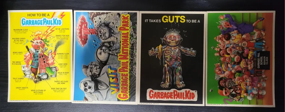 GARBAGE PAIL KIDS GIANT POSTCARDS LOT 1986 (SIX CARDS) image indicator(4)