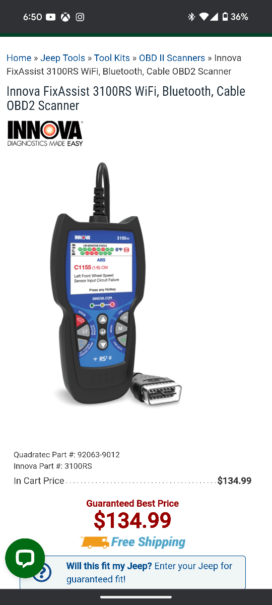 Innova 3100RS OBD2 Scanner - photo 4