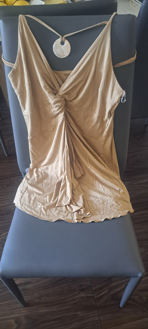 Top Secret Women's Size Large Beige Cami Top - photo 2