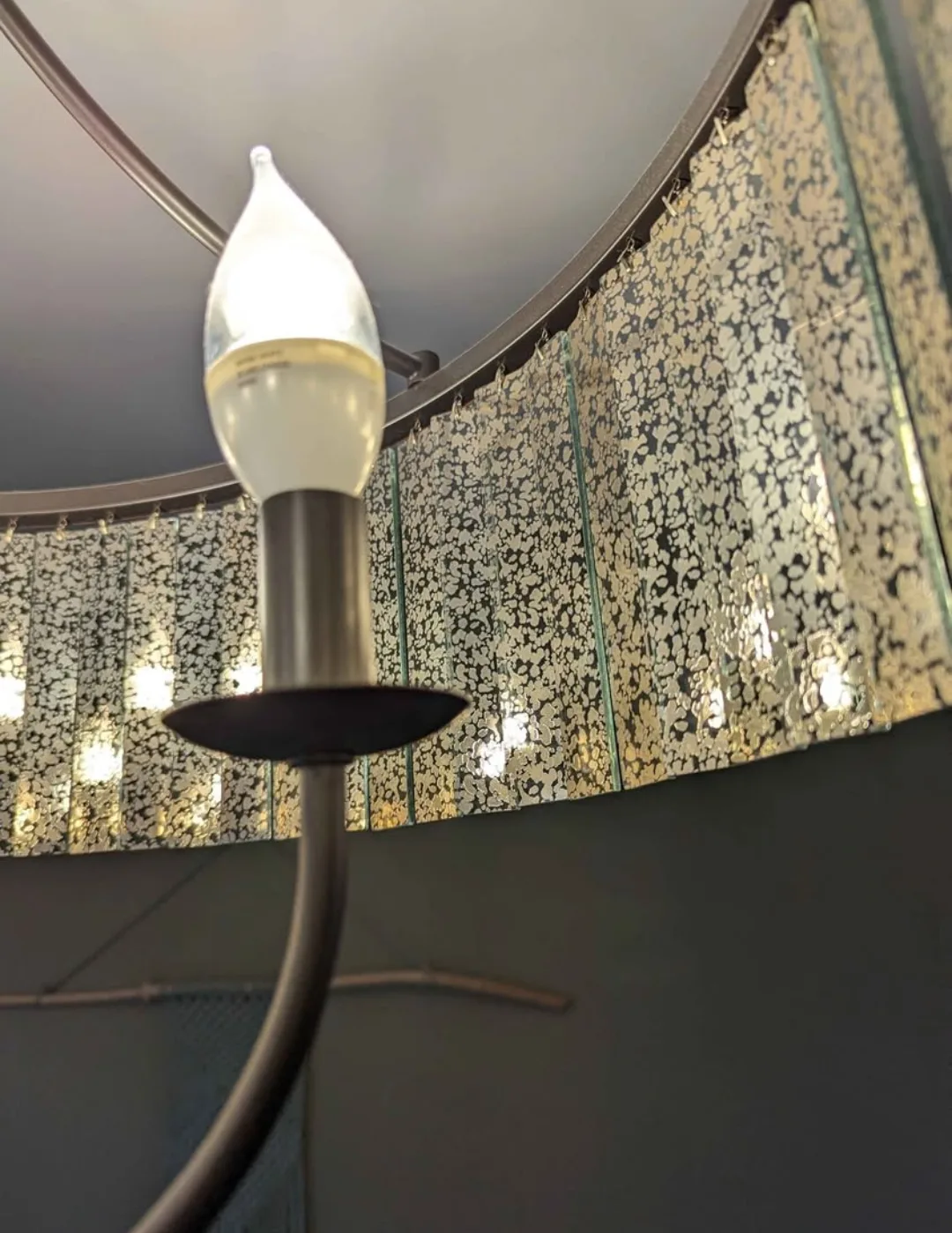 Five-light Chandelier with Glass Accents image indicator(2)