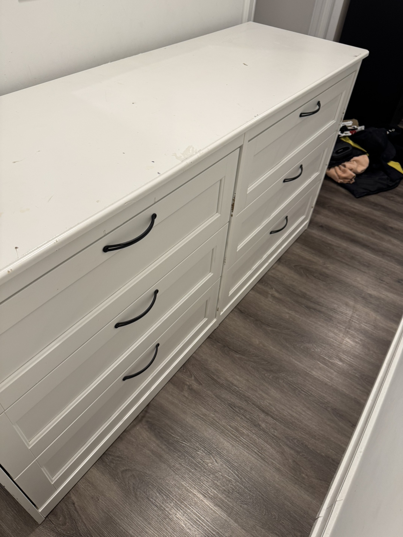 White ikea 6drawer Dresser
