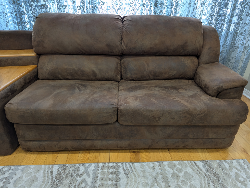 Brown Reclining Sectional Sofa - photo 2