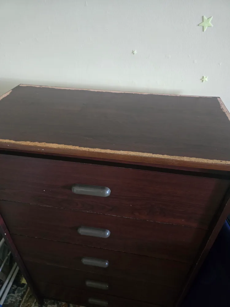 Five-Drawer Wooden Chest image indicator(2)