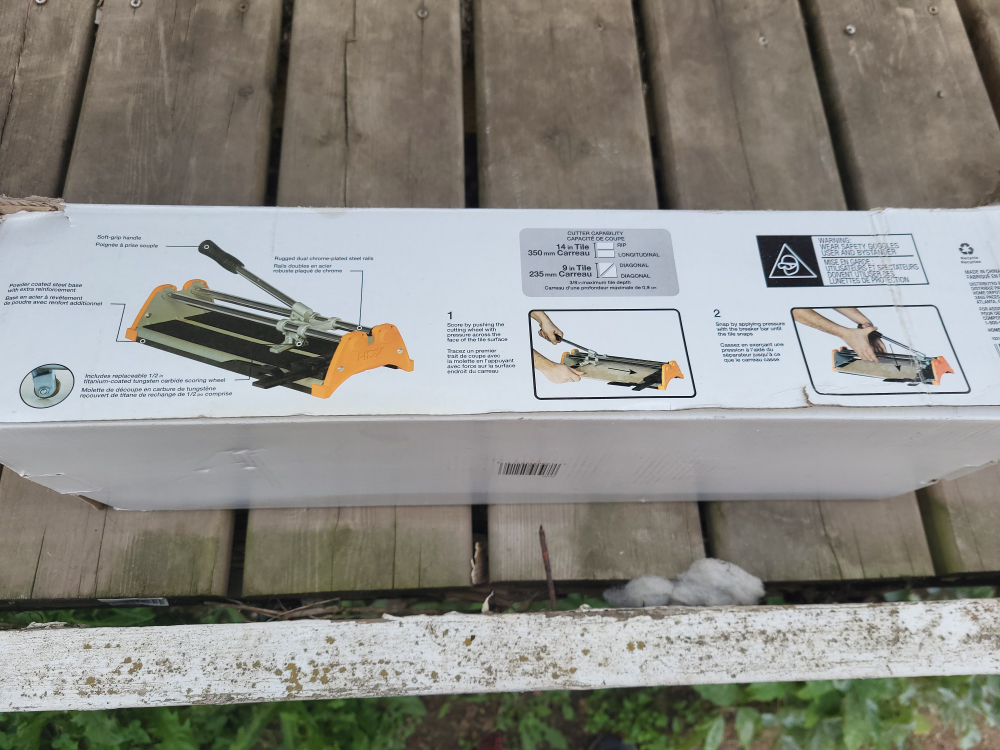 HDX 14-inch Tile Cutter