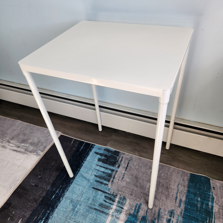 IKEA White Small Square Table - photo 3