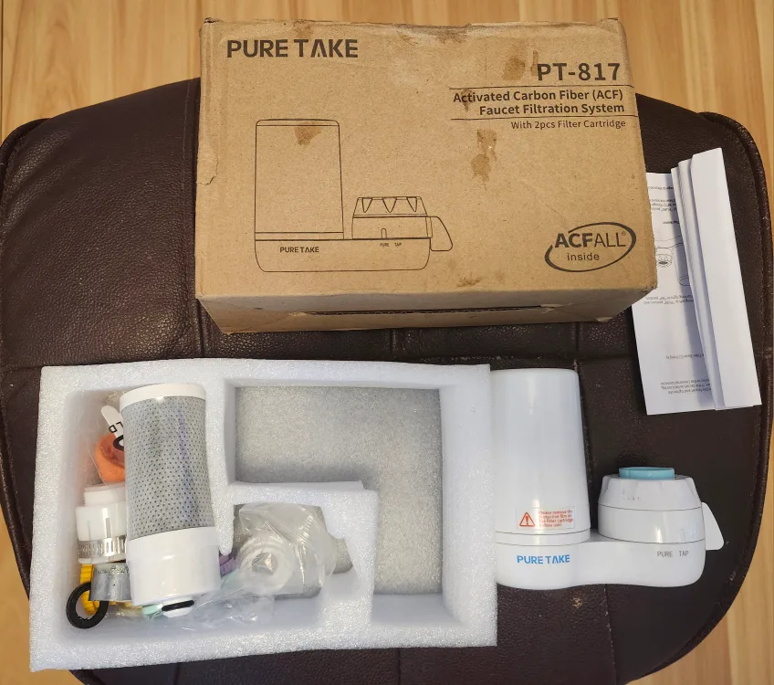 Pure Take Faucet Water Filter System with 2 Filters image indicator(5)