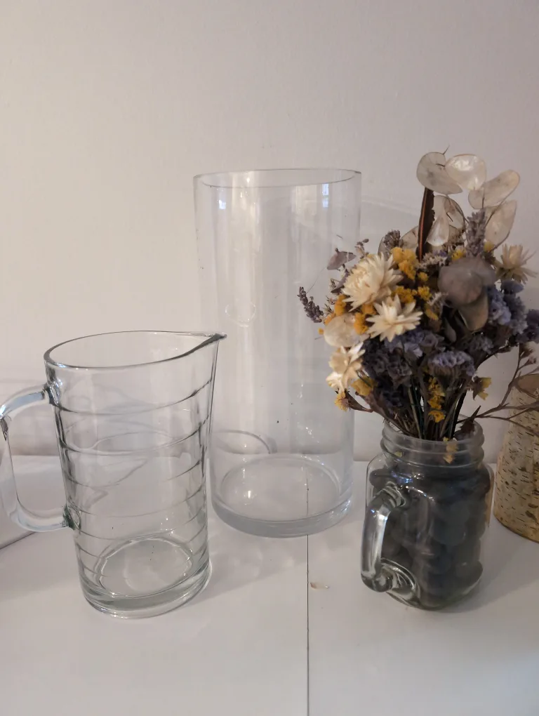 Set of three glass containers thumbnail