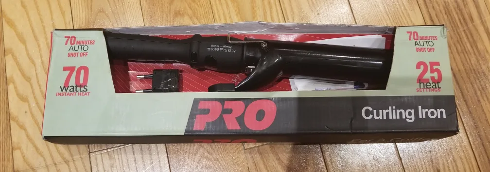 PRO Curling Iron - New in Box image indicator(5)