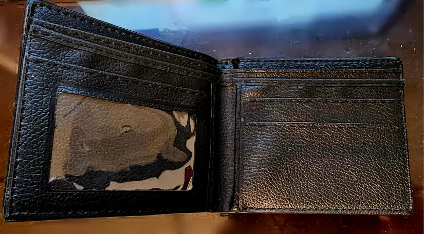 $100 Bill Design Leather like Bi-fold Wallet image indicator(3)