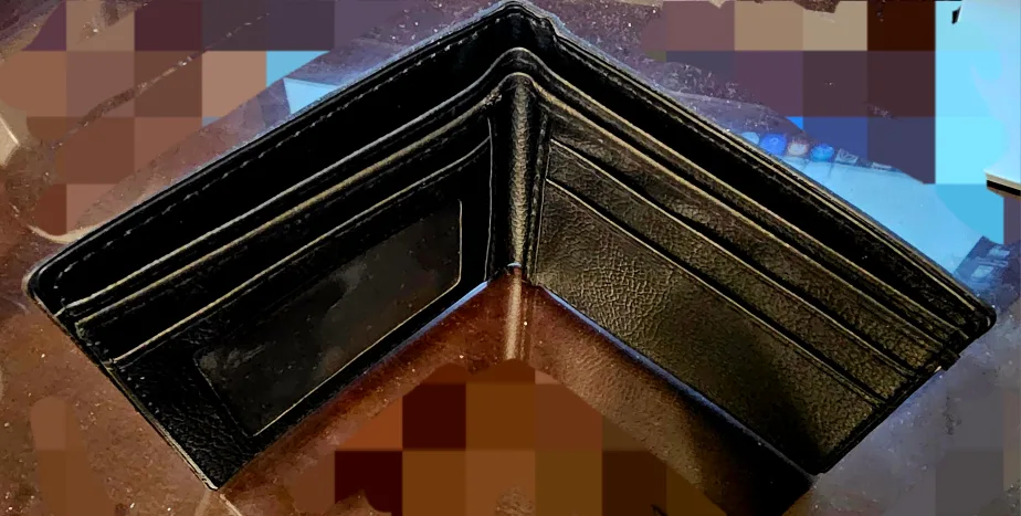 $100 Bill Design Leather like Bi-fold Wallet image indicator(4)