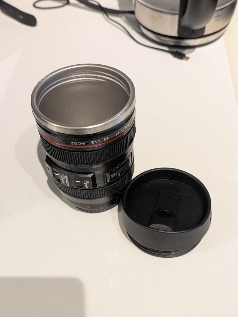 Camera Lens Coffee Mug