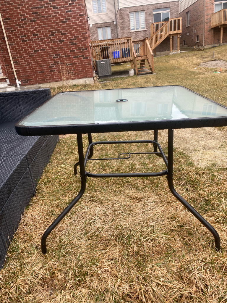 🧡Outdoor Dining Table with Umbrella Hole - photo 2