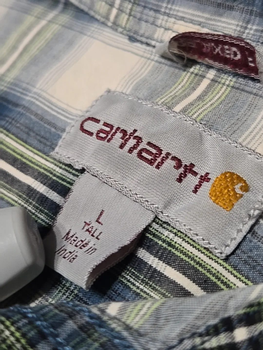 Carhartt Men's Relaxed Fit L Tall Flannel Shirt image indicator(8)