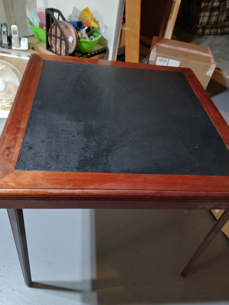 Vintage Wooden Game Table/Card