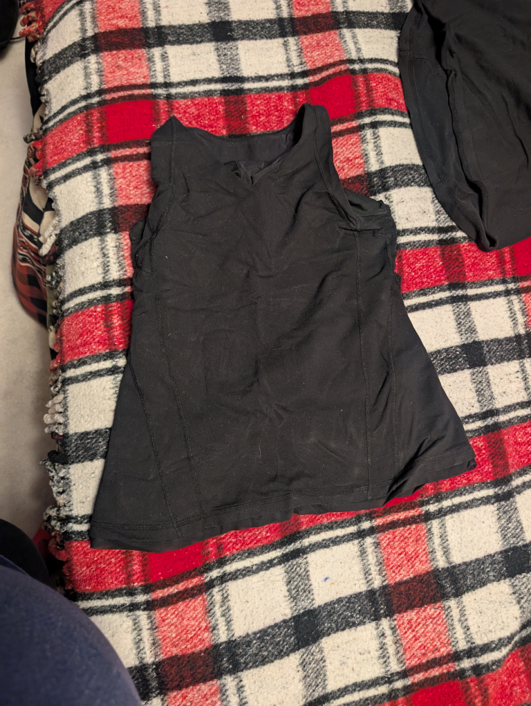 Lululemon Black Sleeveless Top