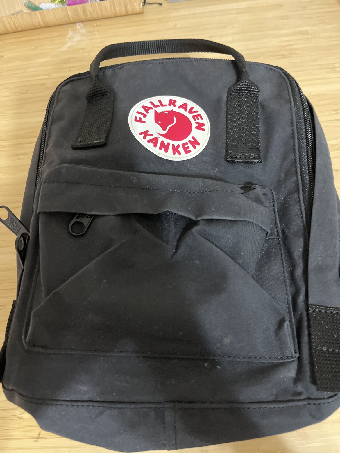 Fjallraven Kanken Mini Backpack - Black