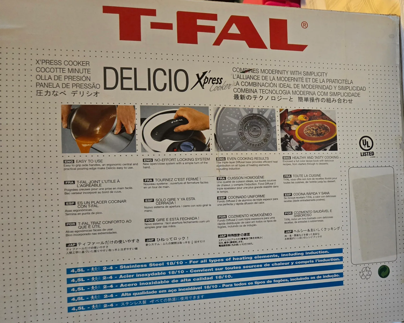 T-FAL DELICIO Xpress Cooker - 4.5L Pressure Cooker image indicator(2)