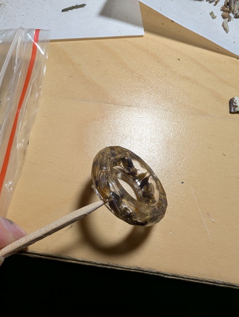 Handcrafted lavender ring - photo 5